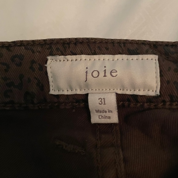 Joie Leopard Print Skinny Pants - Picture 3 of 3